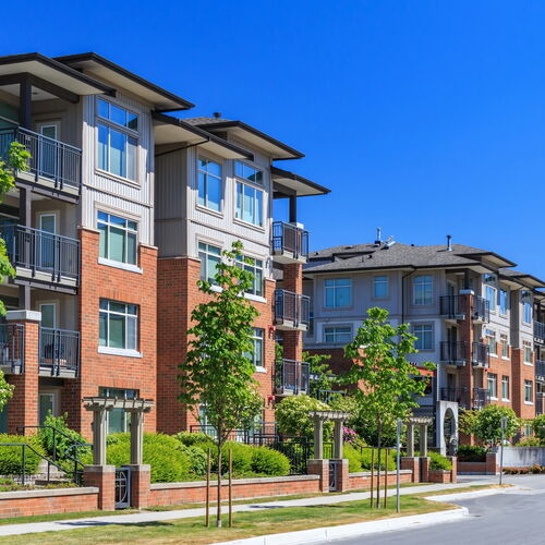 Image example of floor underlayment in multi-family dwellings
