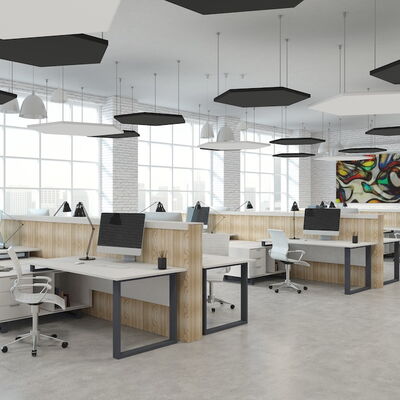 C-2000 Ceiling Clouds in an Office
