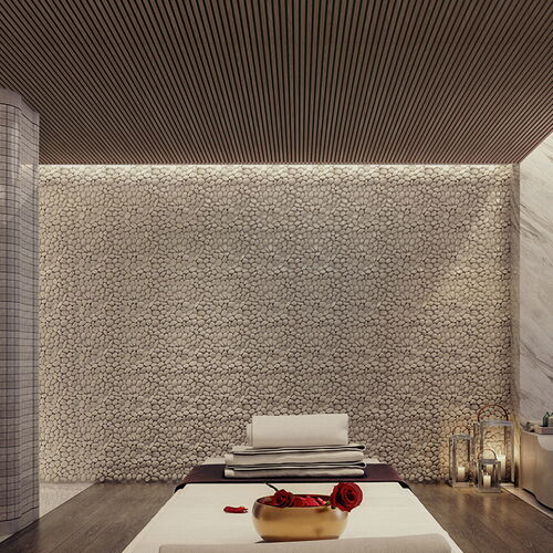 Acoustical Timber-Stix used in a spa