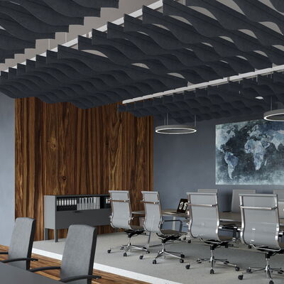 Vertex Slim Acoustical Baffle in Office