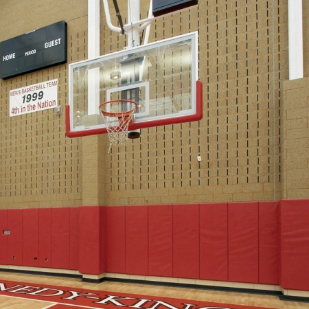 Image example of floor underlayment in an educational space